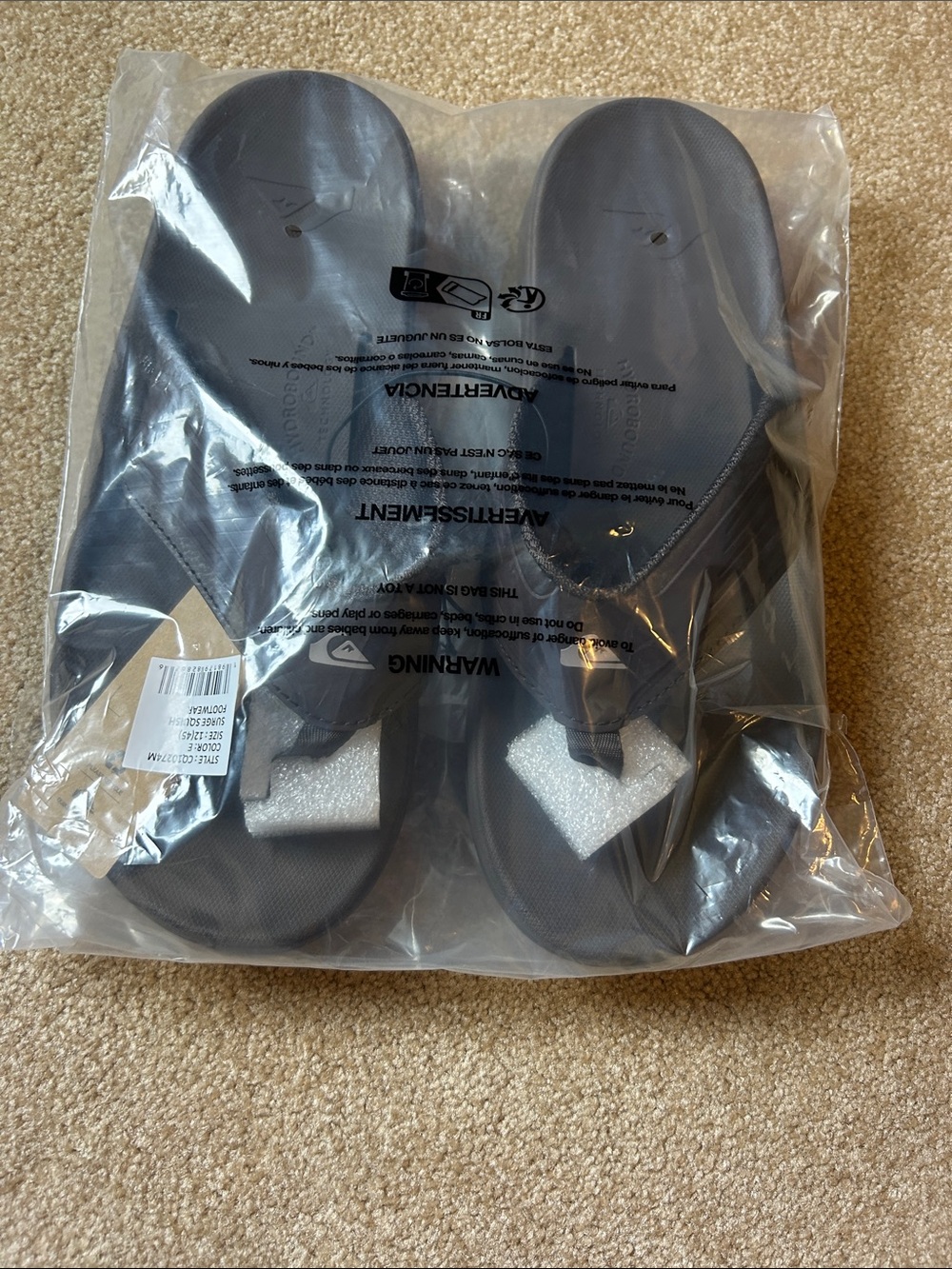 Quiksilver Built-Up brown Men's Thong Sandals